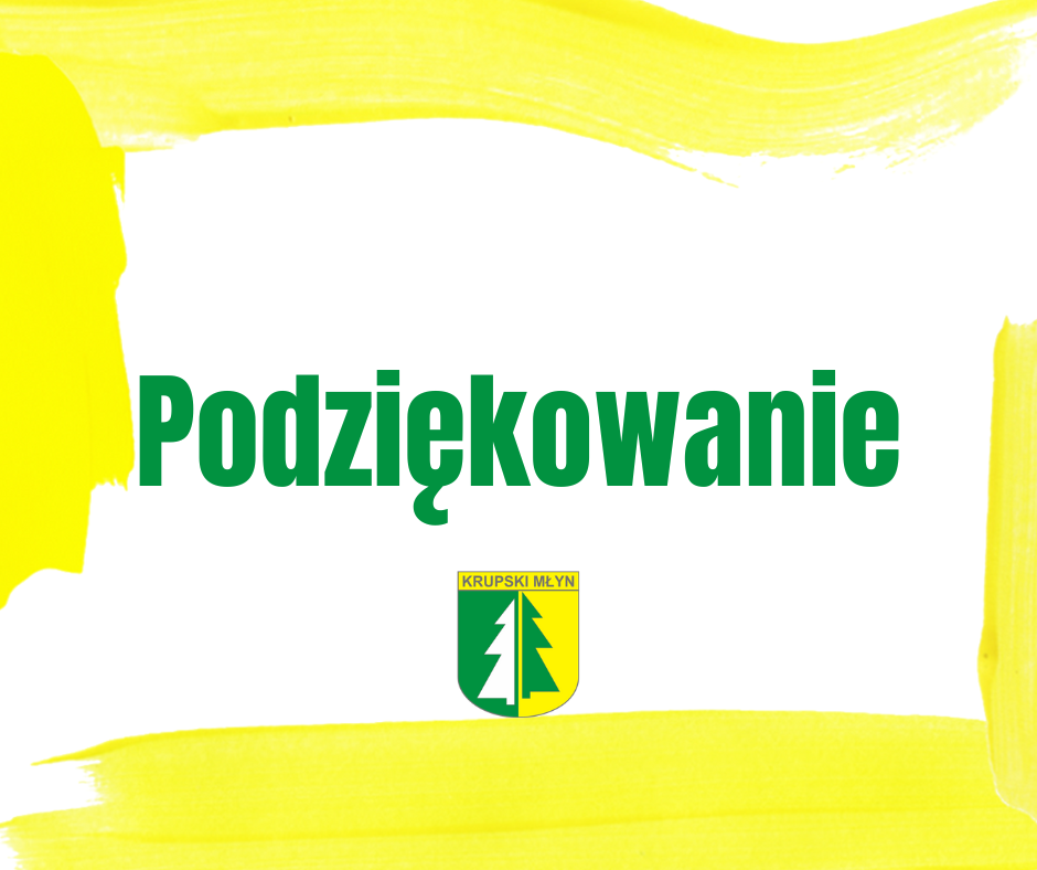 Podziękowanie dla pracowników