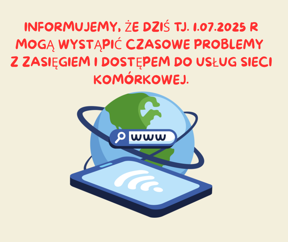 Problemy z zasięgiem i dostępem do usług sieci komórkowej Problemy z zasięgiem i dostępem do usług sieci komórkowej