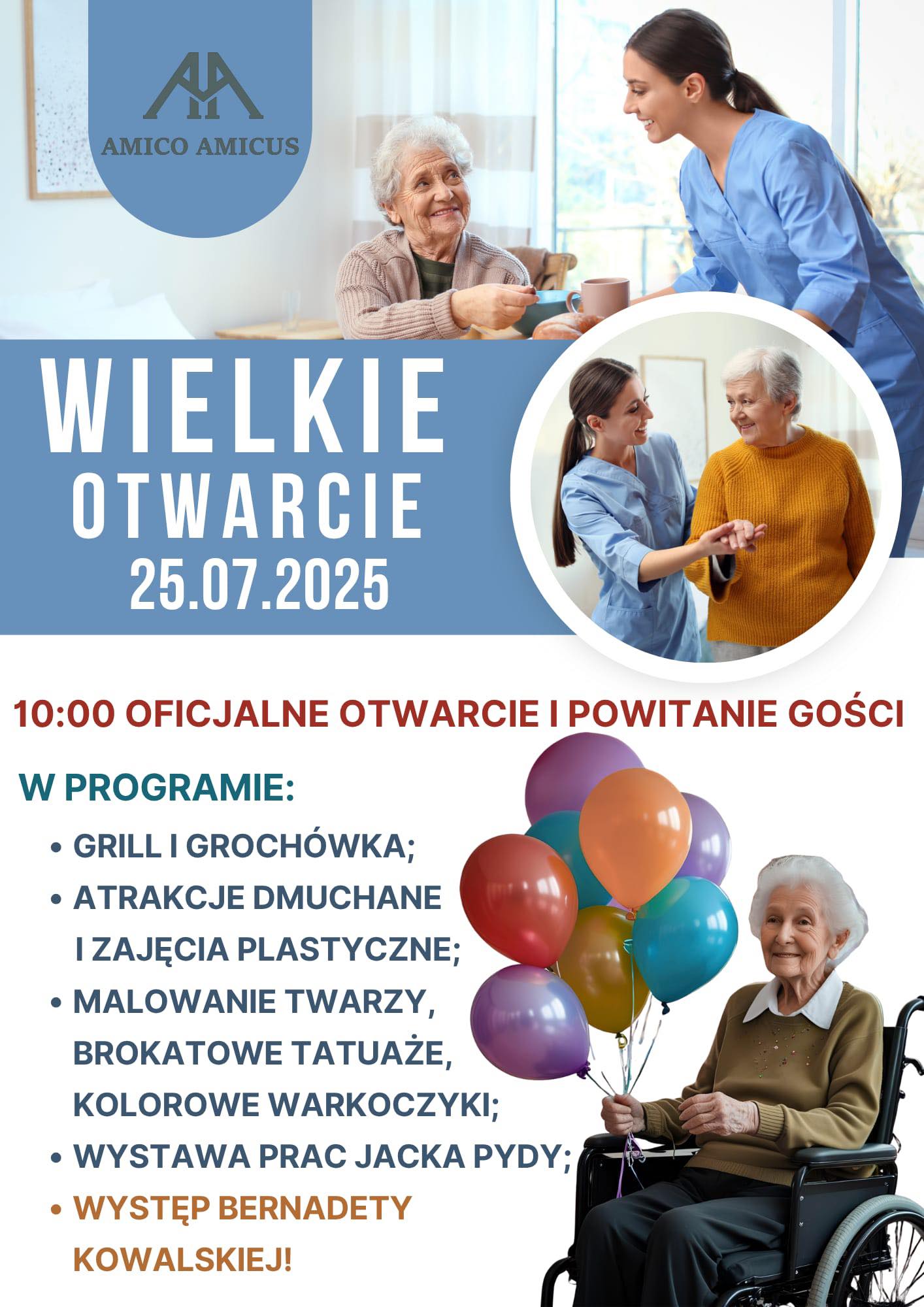  Załoga z Domu Seniora zaprasza na wielkie otwarcie!