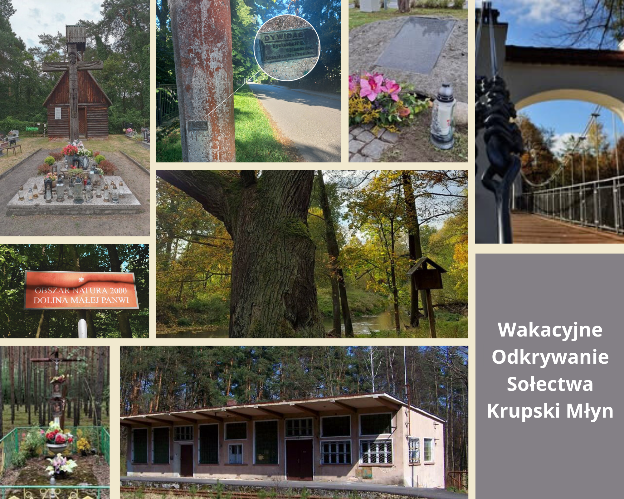 Podsumowanie konkursu „WAKACYJNE ODKRYWANIE SOŁECTWA KRUPSKI MŁYN”