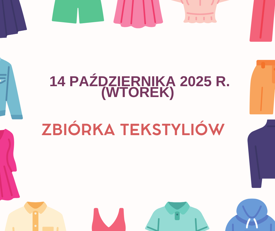 Zbiórka odpadów: tekstylia i odzież