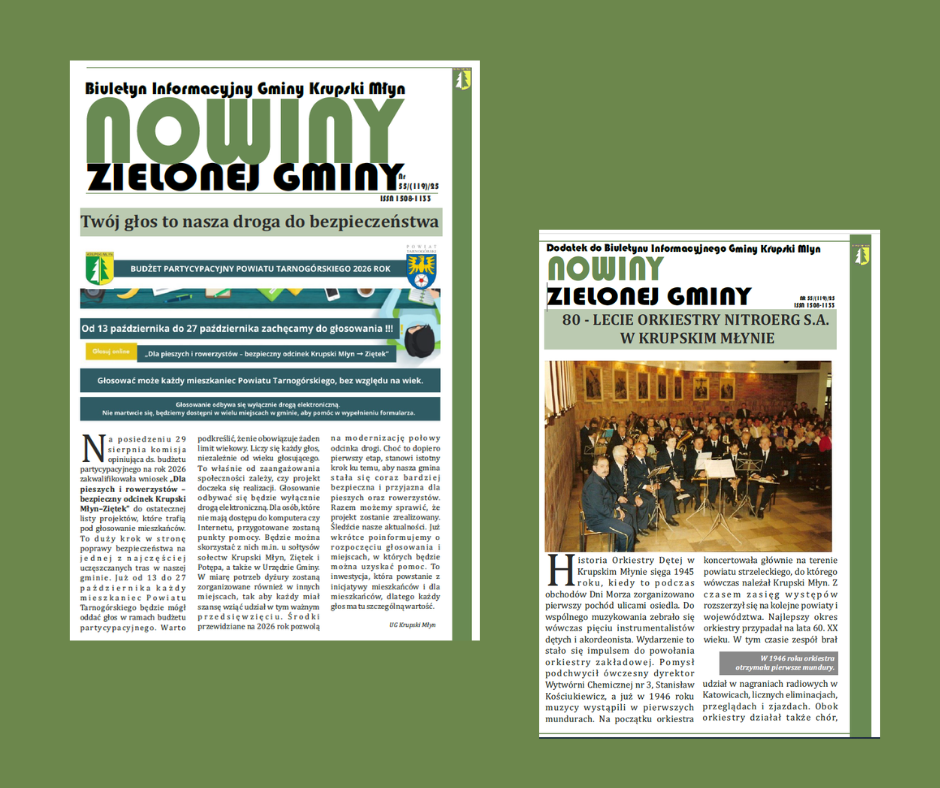 Najnowsze wydanie „Nowin Zielonej Gminy” już dostępne!