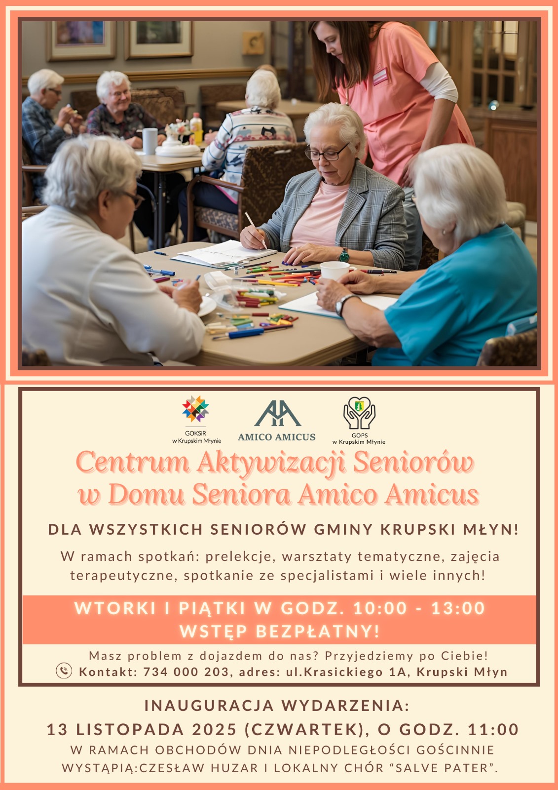 Centrum Aktywizacji Seniorów - Dom Seniora Amico Amicus