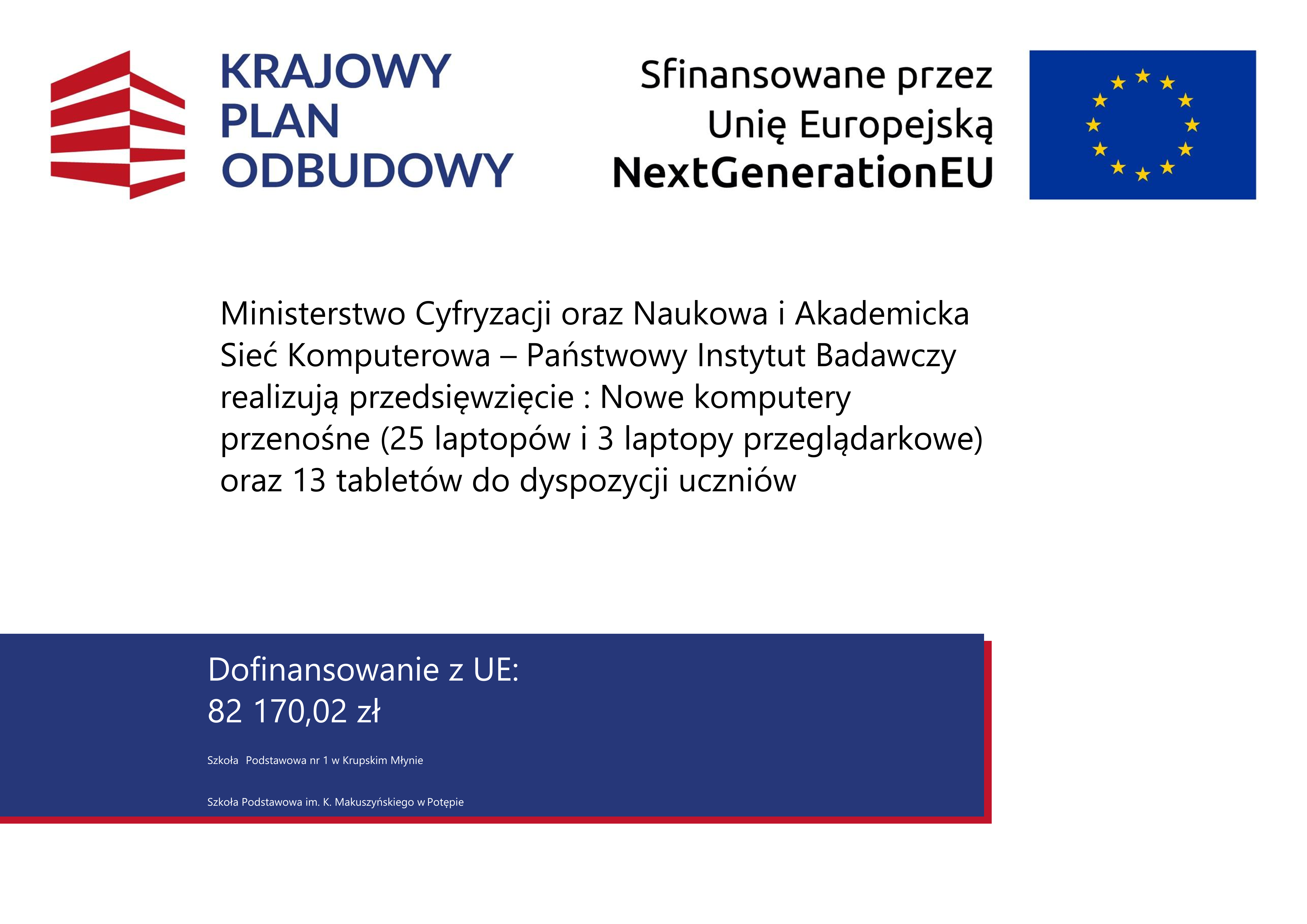 Nowy sprzęt w naszych szkołach!