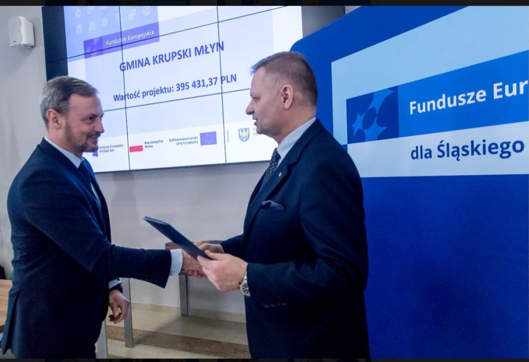 Gmina Krupski Młyn z dofinansowaniem z Funduszy Europejskich!