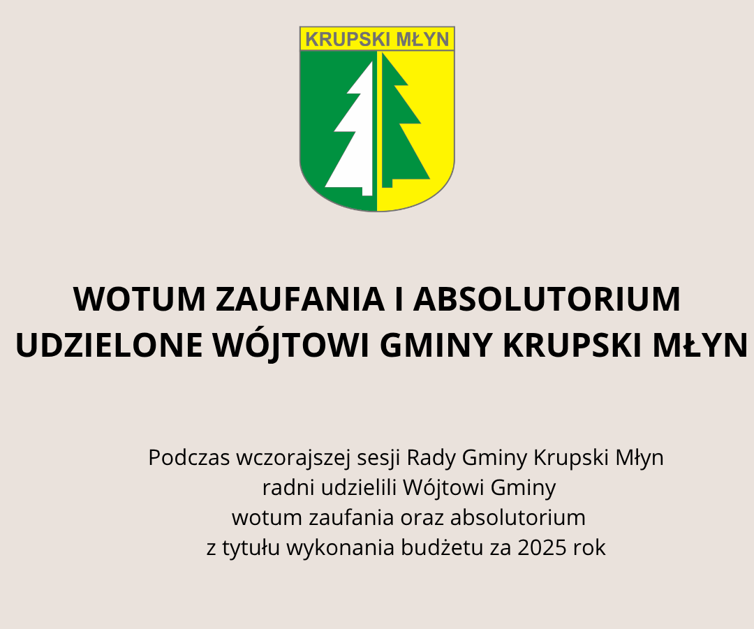 Wotum zaufania i absolutorium 2025