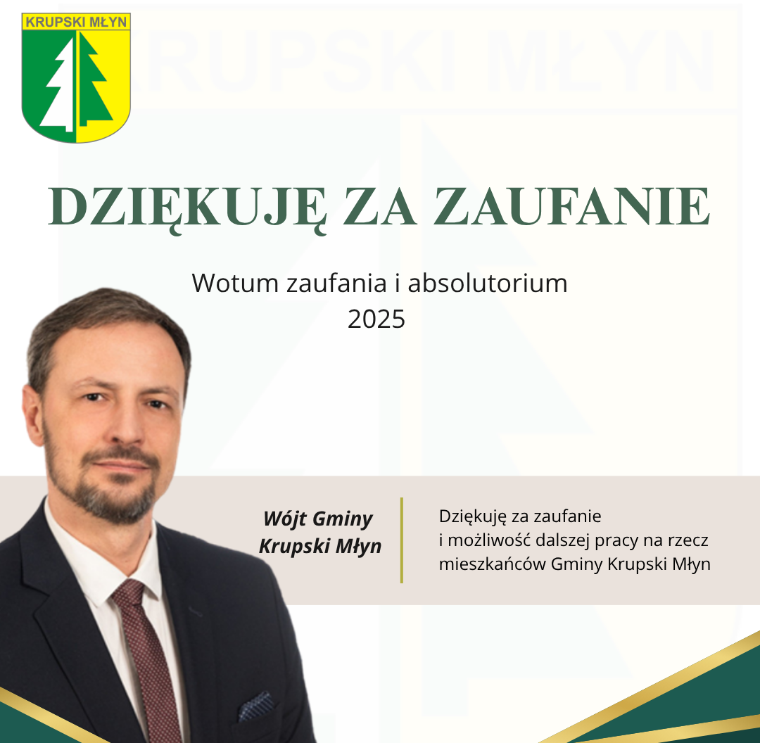 Podziękowania Wójta Gminy