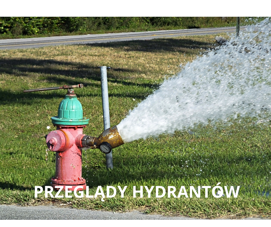 Przeglądy hydrantów w miejscowości Potępa