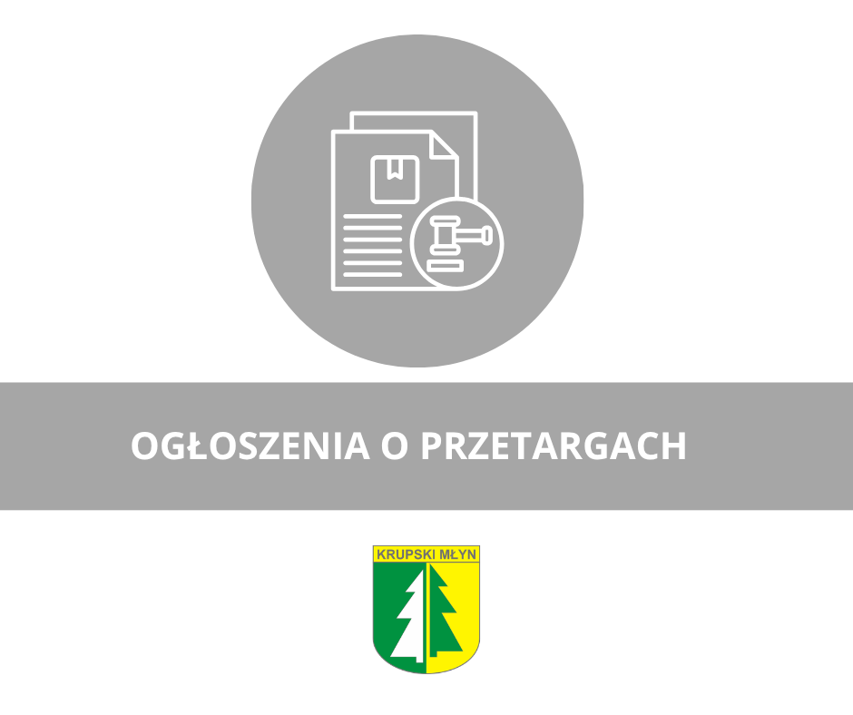 Ogłoszenie o przetargach