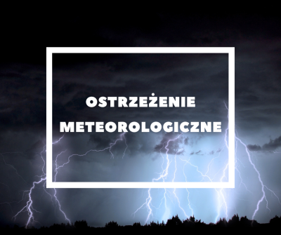 Ostrzeżenie meteorologiczne z 21.07.2023 r.