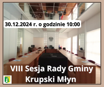 VIII sesja IX kadencji Rady Gminy