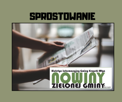 Sprostowanie