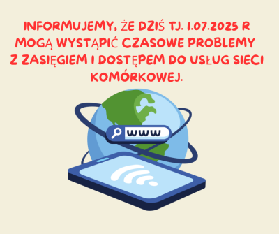 Problemy z zasięgiem i dostępem do usług sieci komórkowej Problemy z zasięgiem i dostępem do usług sieci komórkowej