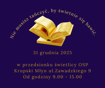  Sylwester z książką? Czemu nie!
