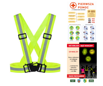 Załóż odblask, zanim wyjdziesz z domu !!!