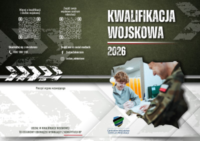  Ogłoszenie - Kwalifikacja wojskowa 2026