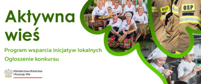 Konkurs „Aktywna wieś” 2026  wsparcie inicjatyw lokalnych