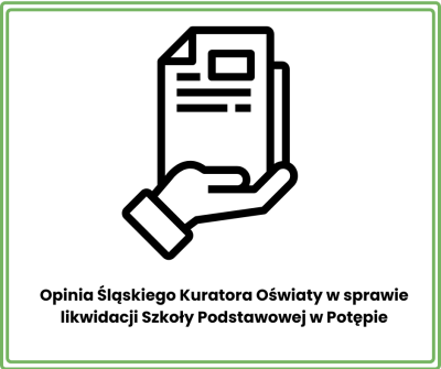 Informacja w sprawie likwidacji Szkoły Podstawowej w Potępie