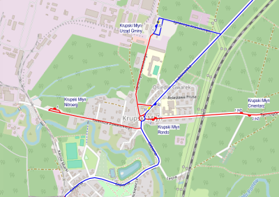 Czasowy rozkład autobusów przez okres remontu przejazdu kolejowego.