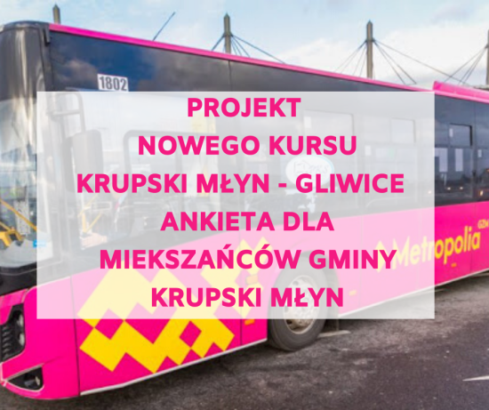 Projekt autobusowej linii przyspieszonej relacji Krupski Młyn Słoneczna - Gliwice Kujawska (Politechnika)