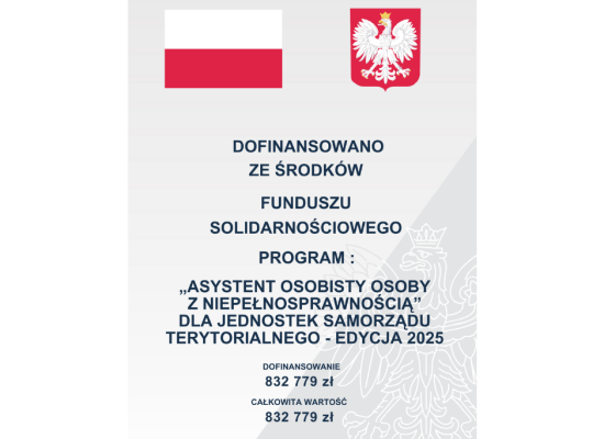 Program &#34;Asystent  osobisty osoby z niepełnosprawnością&#34;edycja 2025