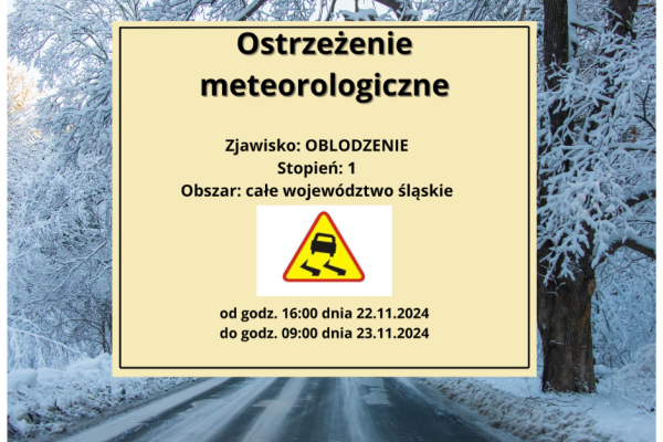 Ostrzeżenie meteorologiczne