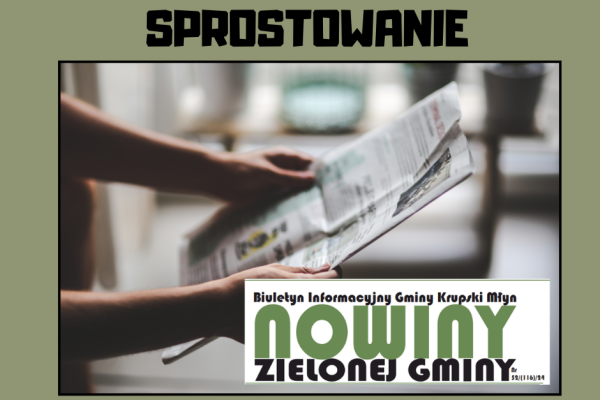 Sprostowanie