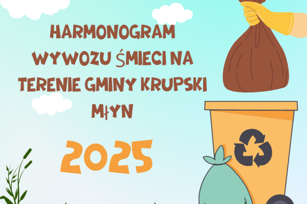 Harmonogram wywozu odpadów