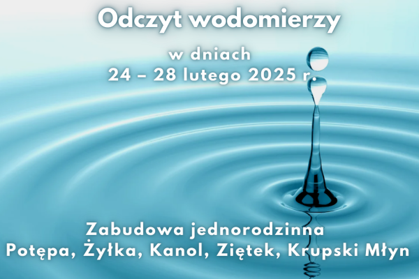 Odczyt wodomierzy