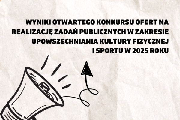 Wyniki otwartego konkursu ofert