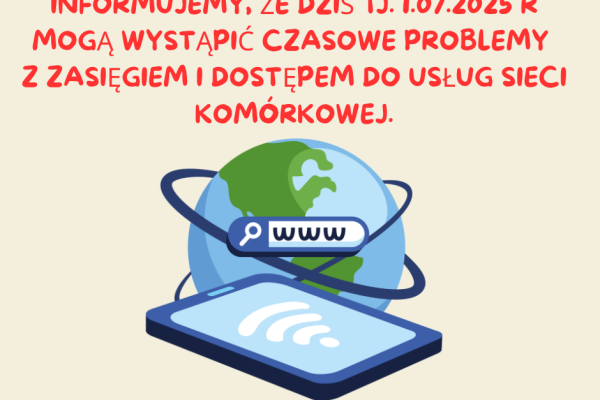 Problemy z zasięgiem i dostępem do usług sieci komórkowej