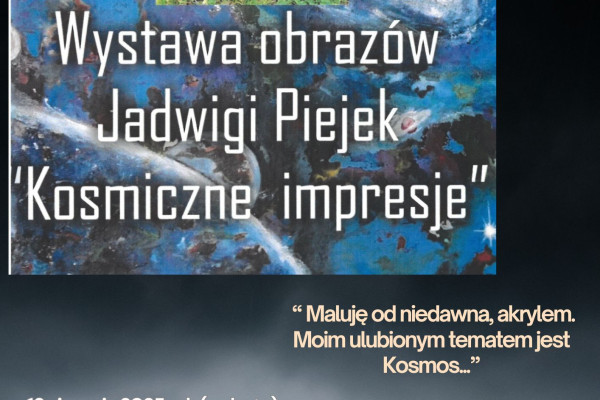 Wystawa obrazów pani Jadwigi Piejek