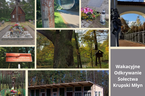 Podsumowanie konkursu „WAKACYJNE ODKRYWANIE SOŁECTWA KRUPSKI MŁYN”