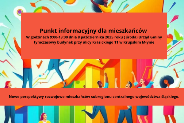 Punkt informacyjny dla mieszkańców: 8 października 2025 roku!
