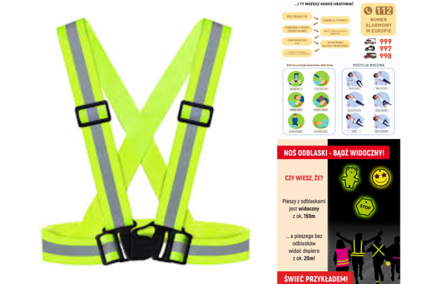 Załóż odblask, zanim wyjdziesz z domu !!!