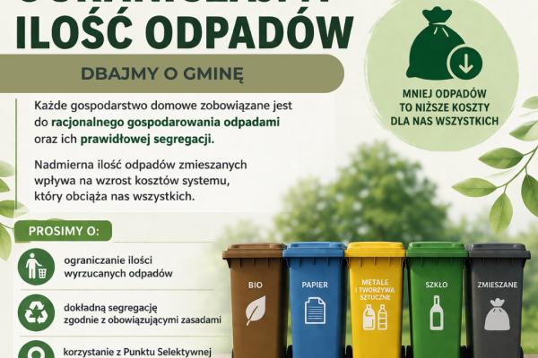 Ograniczajmy ilość odpadów