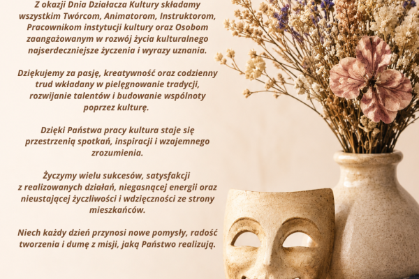 29 maja DZIEŃ DZIAŁACZA KULTURY