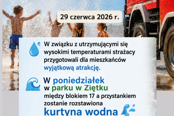 Kurtyna wodna również w Ziętku! 