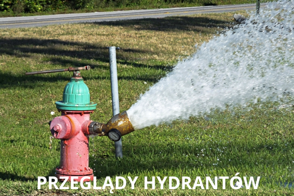 Przeglądy hydrantów w miejscowości Potępa