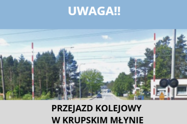 Otwarcie przejazdu kolejowego