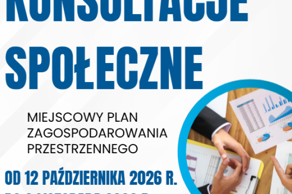  Konsultacje społeczne. Zmiana planu zagospodarowania przestrzennego
