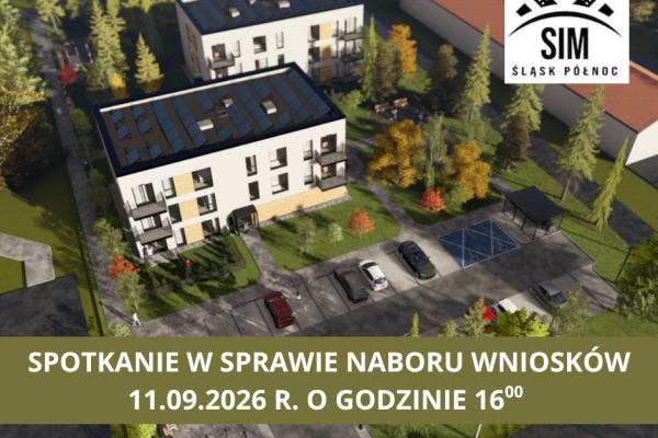 spotkanie w sprawie naboru wniosków o zawarcie umowy najmu lokalu mieszkalnego wchodzącego w skład inwestycji przy ul. Krasickiego 3B i 3C w Krupskim Młynie - SIM