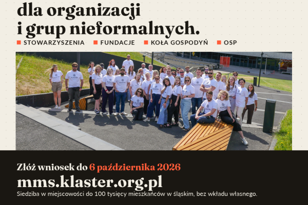 Konkurs mikrodotacji Moc Małych Społeczności – Śląskie, nabór do 6 października 2026